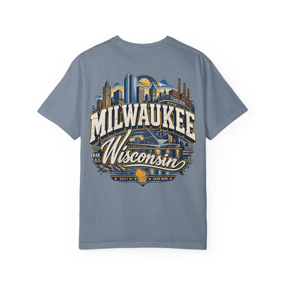 Milwaukee Wisconsin Unisex Comfort Color 1717 Streetwear Graphic Tee