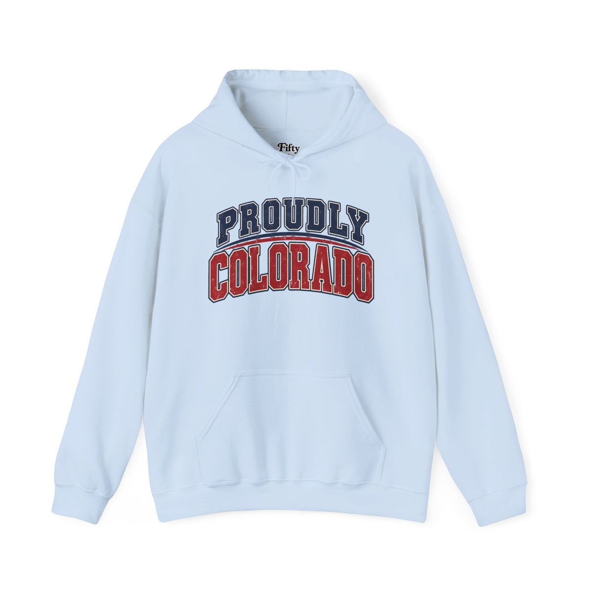 Proudly Colorado Unisex Hoodie State Name Graphic