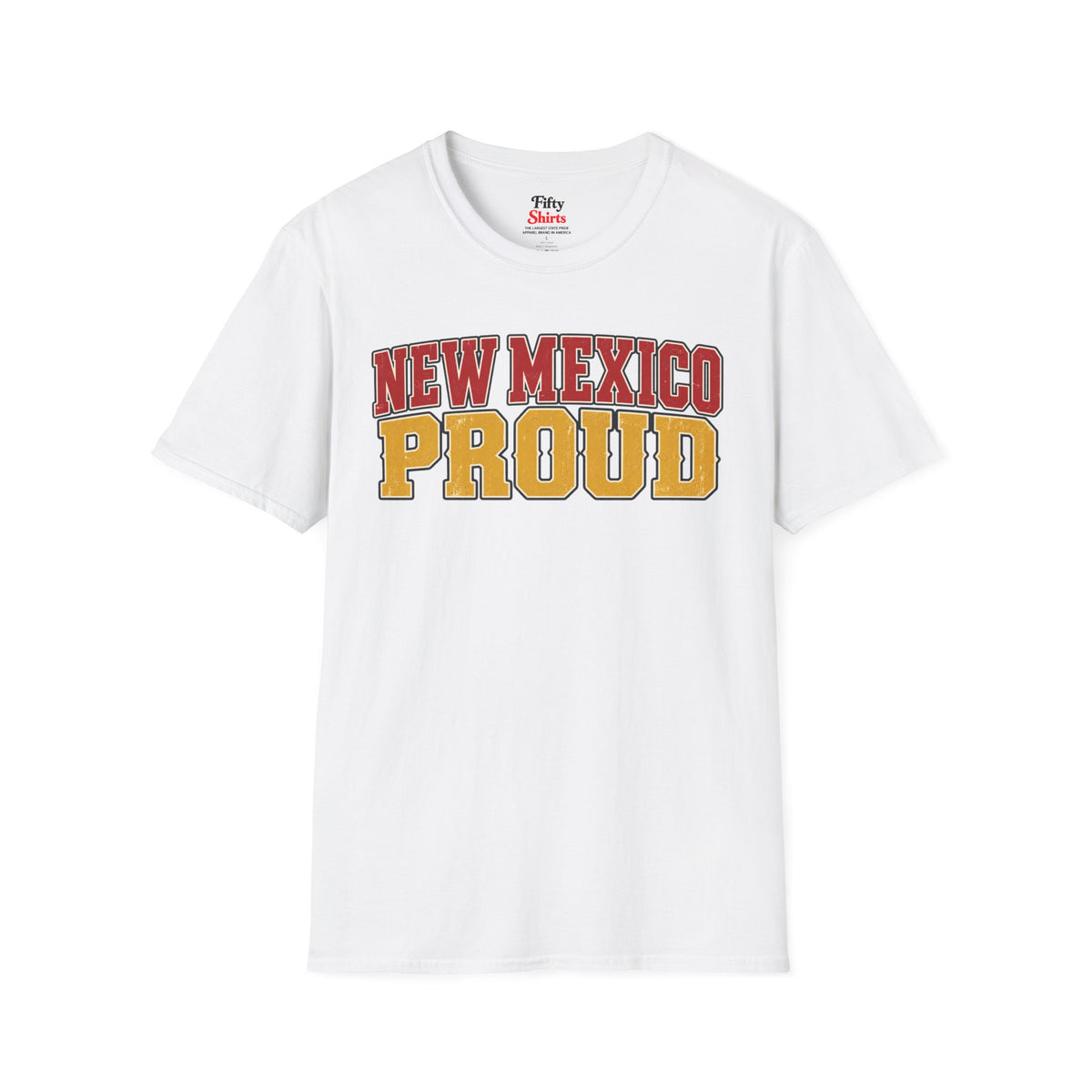 New Mexico Proud Unisex Softstyle T Shirt State Name Graphic Tee