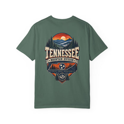 Tennessee Mountain Division Unisex Comfort Color 1717 Streetwear Graphic Tee