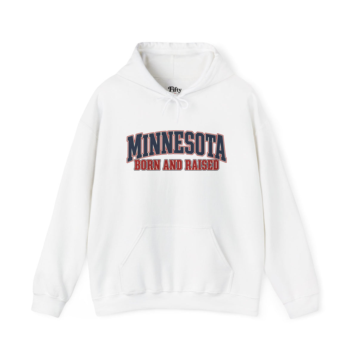 Minnesota Born and Raised Classic Heritage Unisex Hoodie Graphic