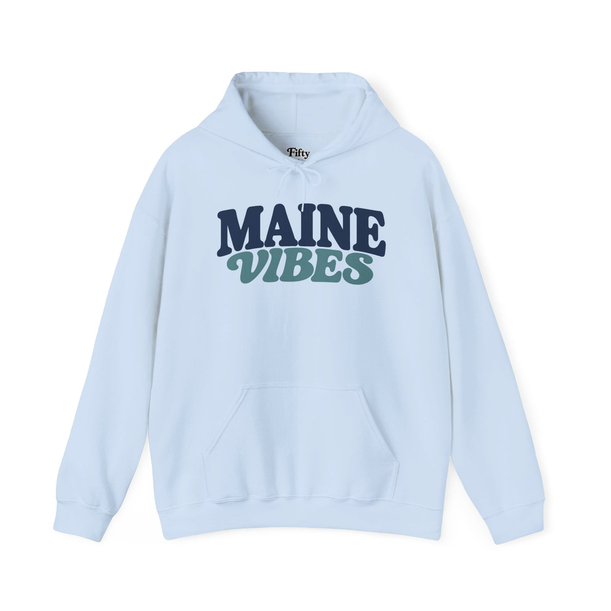 Maine Vibes Unisex Hoodie State Name Graphic