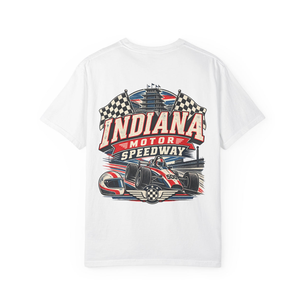 Indiana Motor Speedway Unisex Comfort Color 1717 Streetwear Graphic Tee