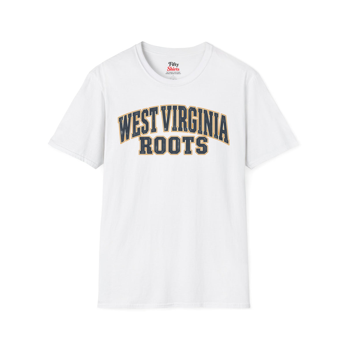 West Virginia Roots Unisex Softstyle T Shirt State Name Graphic Tee