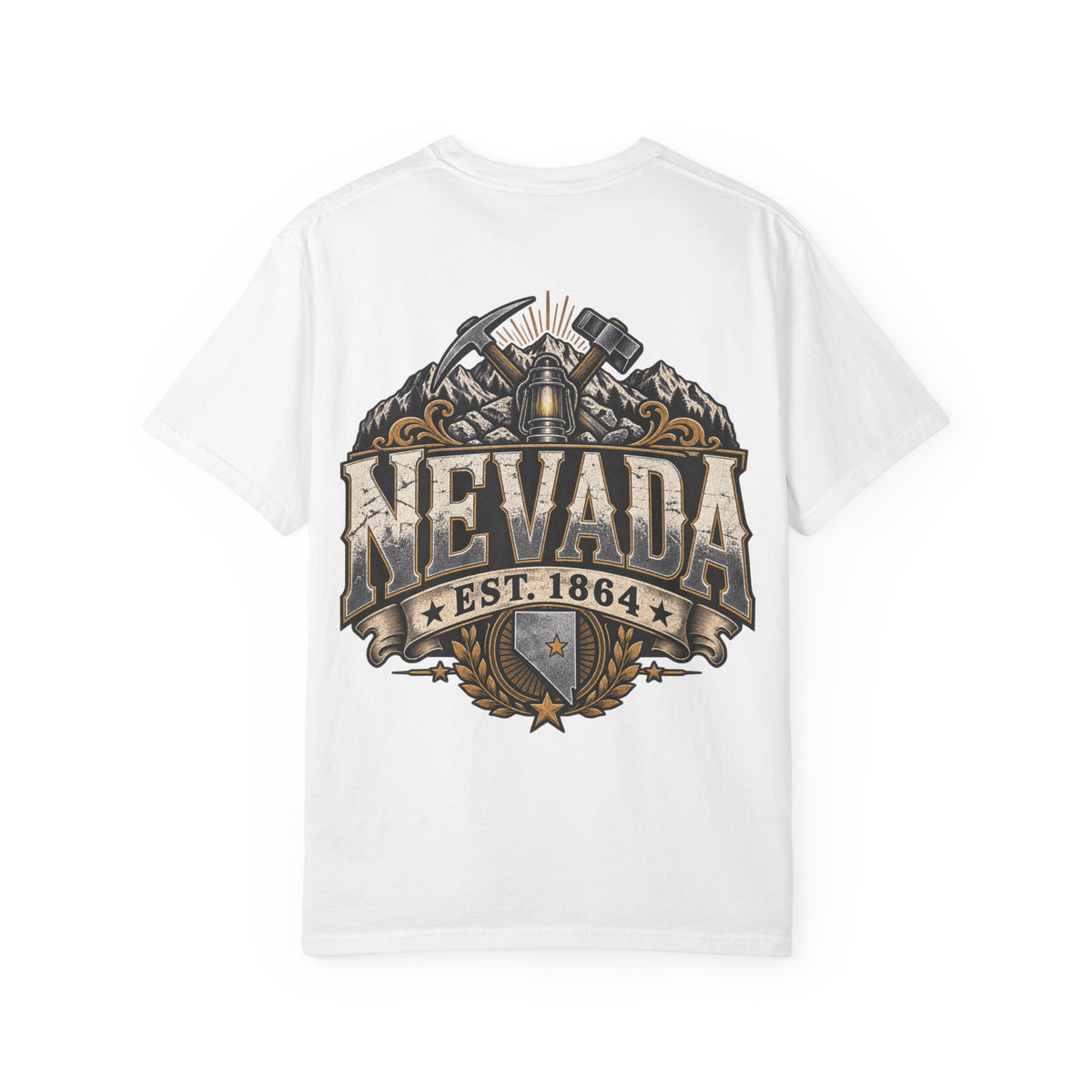 Nevada Established 1864 Unisex Comfort Color 1717 Streetwear Graphic Tee