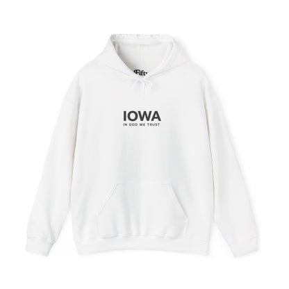 Iowa All State In God We Trust Unisex Hooded Sweatshirt