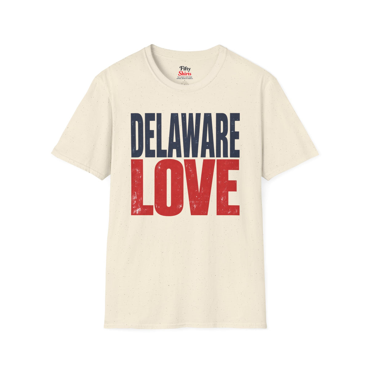 Delaware Love Unisex Softstyle T Shirt State Name Graphic Tee