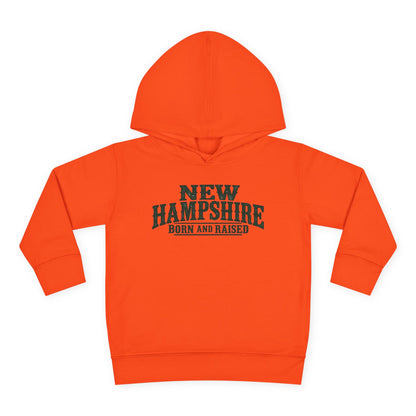 New Hampshire Born and Raised Rustic Outdoor Heritage Unisex Pullover Fleece Hoodie