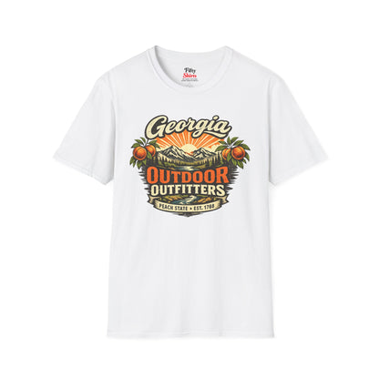 Georgia Outdoor Outfitters Unisex Softstyle T Shirt State Pride Graphic Tee Collections FS03