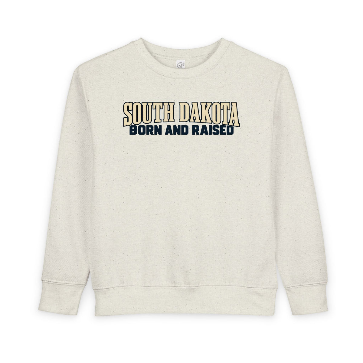 South Dakota Born and Raised Premium Heritage Unisex Toddler Sweatshirt