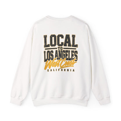 Local to Los Angeles West Coast California Unisex Crewneck Sweatshirt Graphic