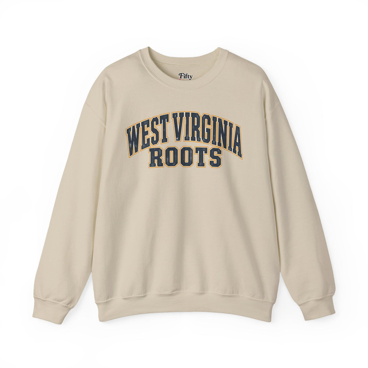 West Virginia Roots Unisex Crewneck Sweatshirt State Name Graphic