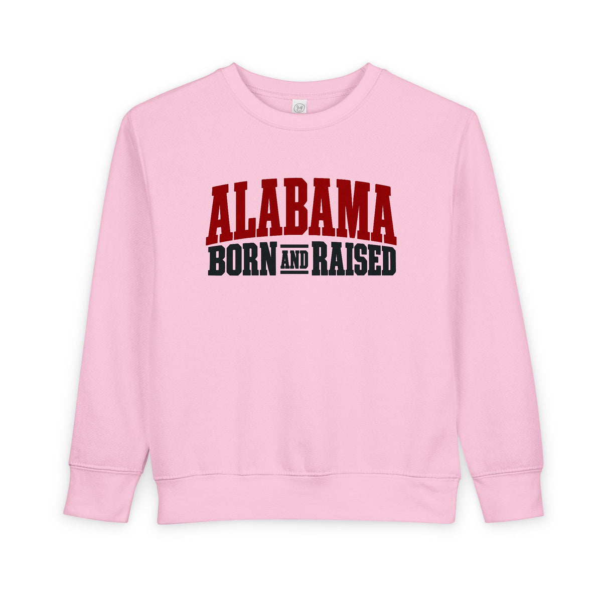 Alabama Born and Raised Rugged Workwear Unisex Toddler Sweatshirt
