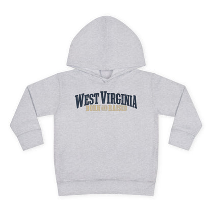 West Virginia Born and Raised Southern Heritage Unisex Toddler Pullover Fleece Hoodie