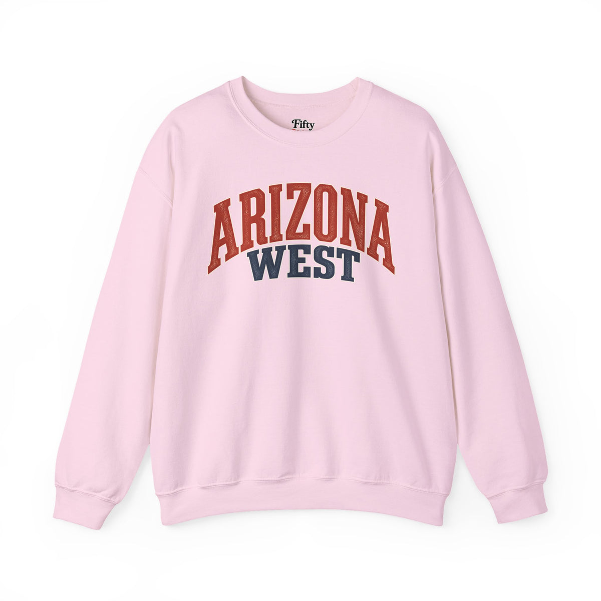 Arizona West Unisex Crewneck Sweatshirt State Name Graphic