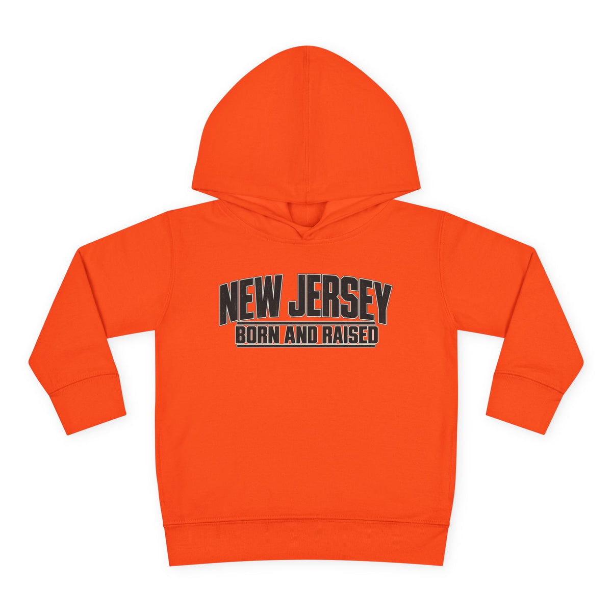 New Jersey Born and Raised Modern Streetwear Unisex Toddler Pullover Fleece Hoodie