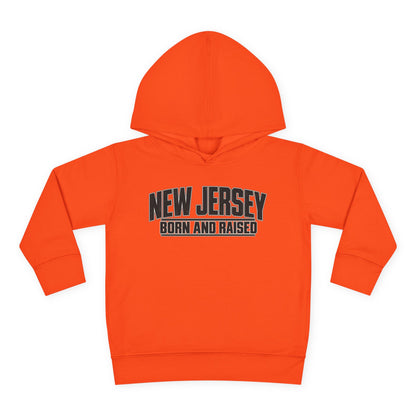 New Jersey Born and Raised Modern Streetwear Unisex Toddler Pullover Fleece Hoodie