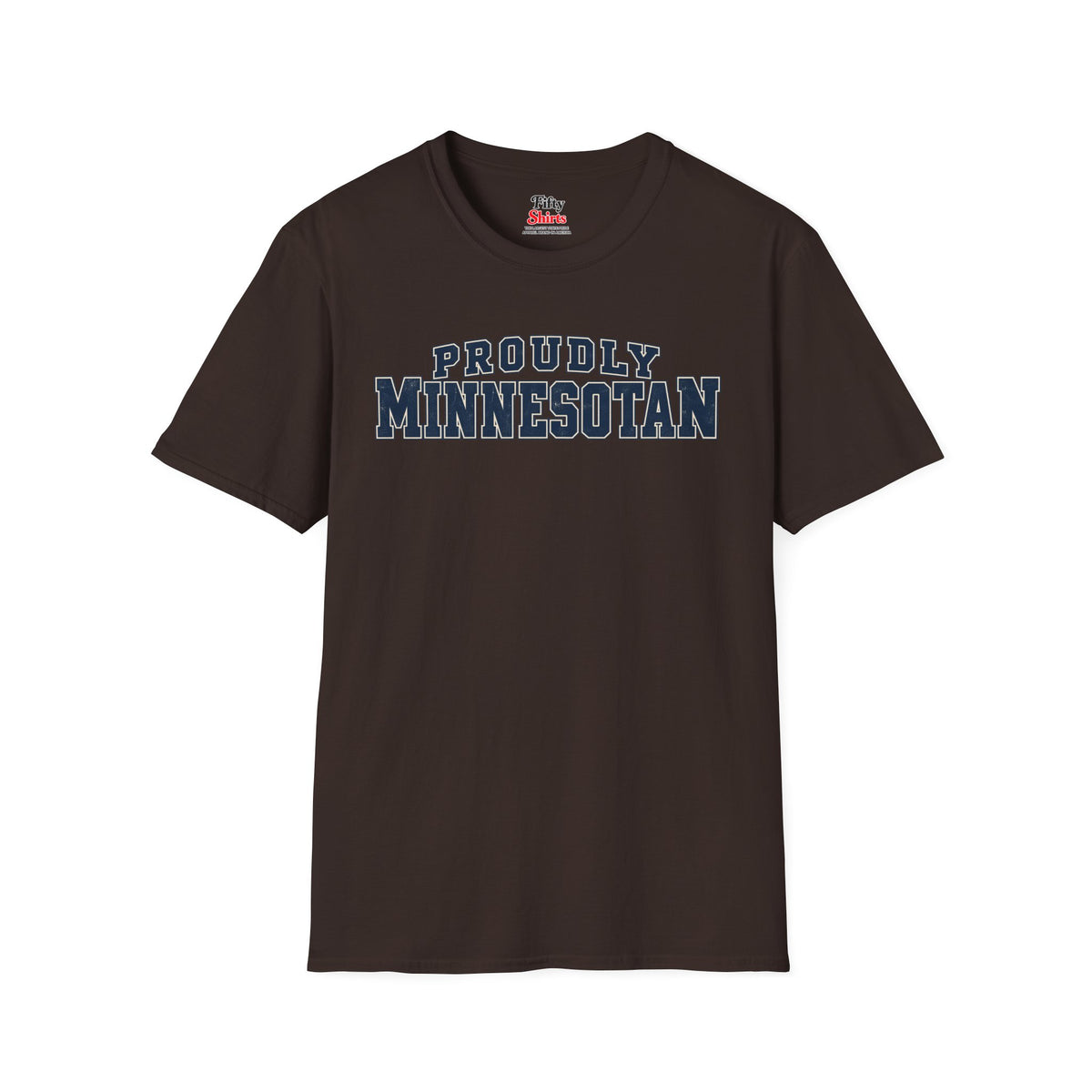Proudly Minnesotan Unisex Softstyle T Shirt State Name Graphic Tee