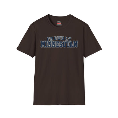 Proudly Minnesotan Unisex Softstyle T Shirt State Name Graphic Tee