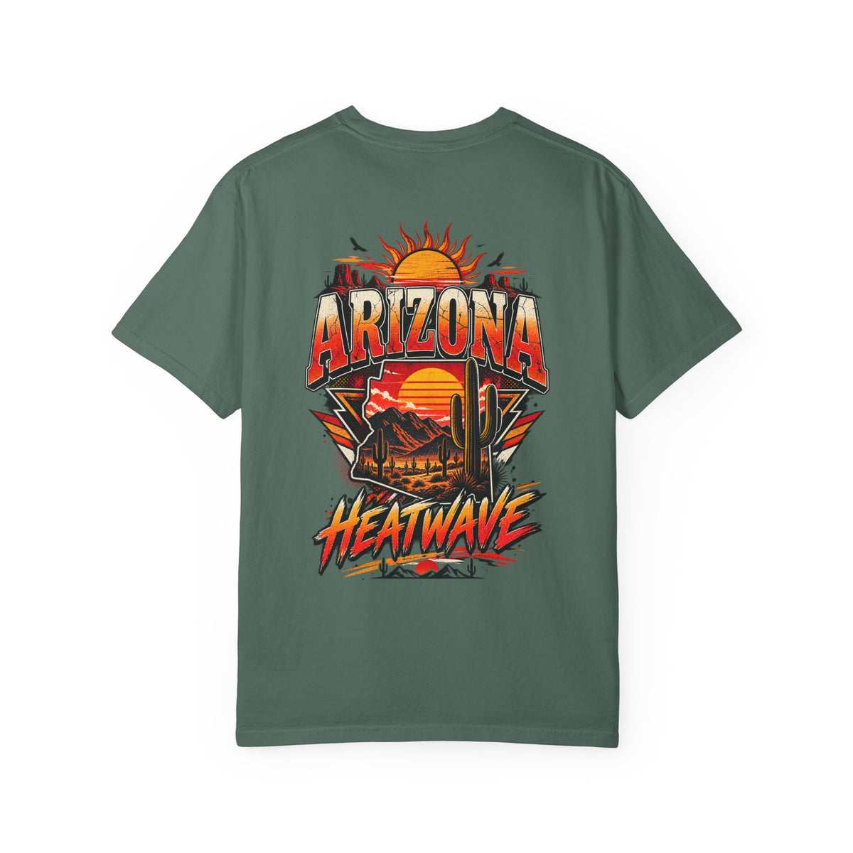Arizona Heatwave  Unisex Comfort Color 1717 Streetwear Graphic Tee