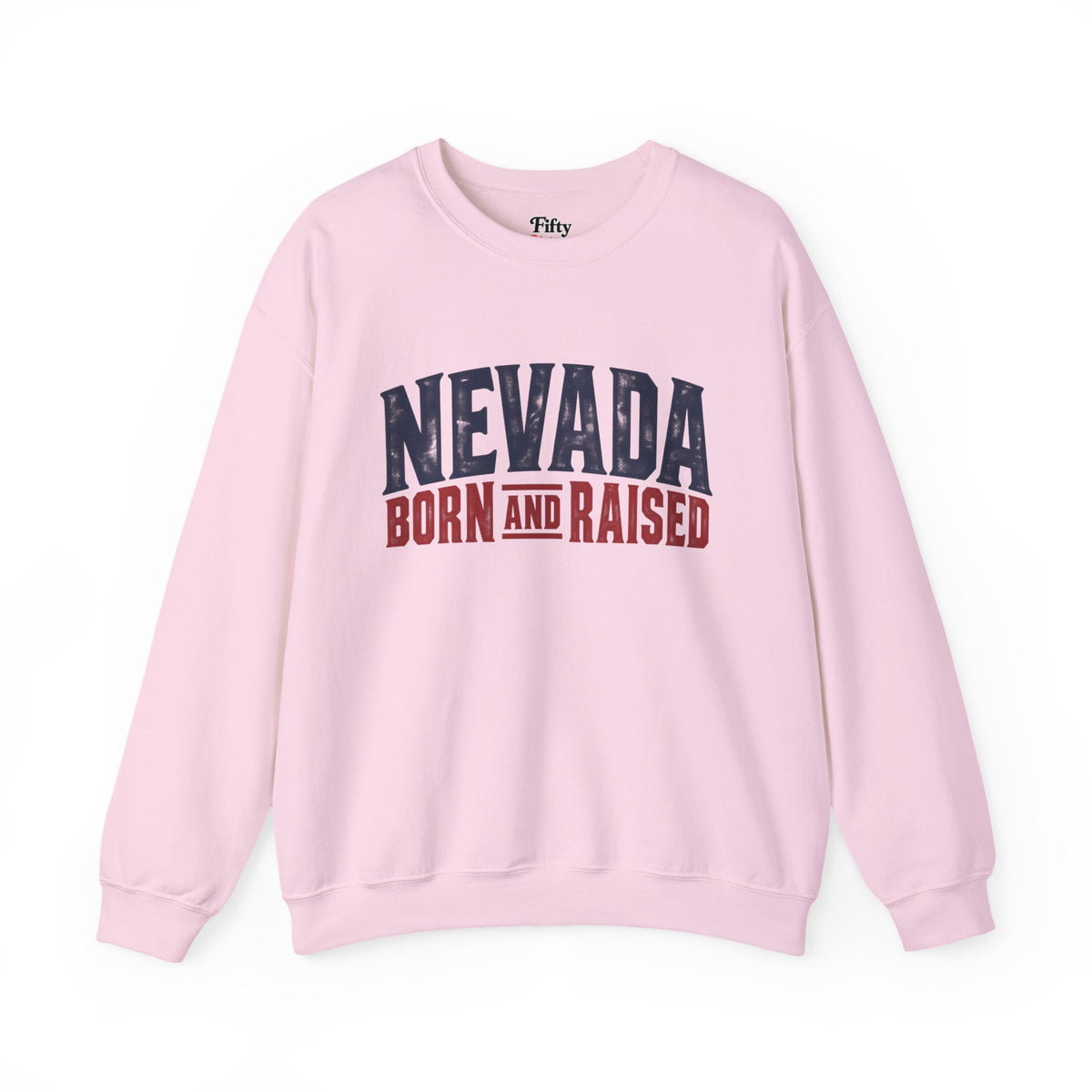 Nevada Born and Raised Modern Streetwear Unisex Sweatshirt Graphic