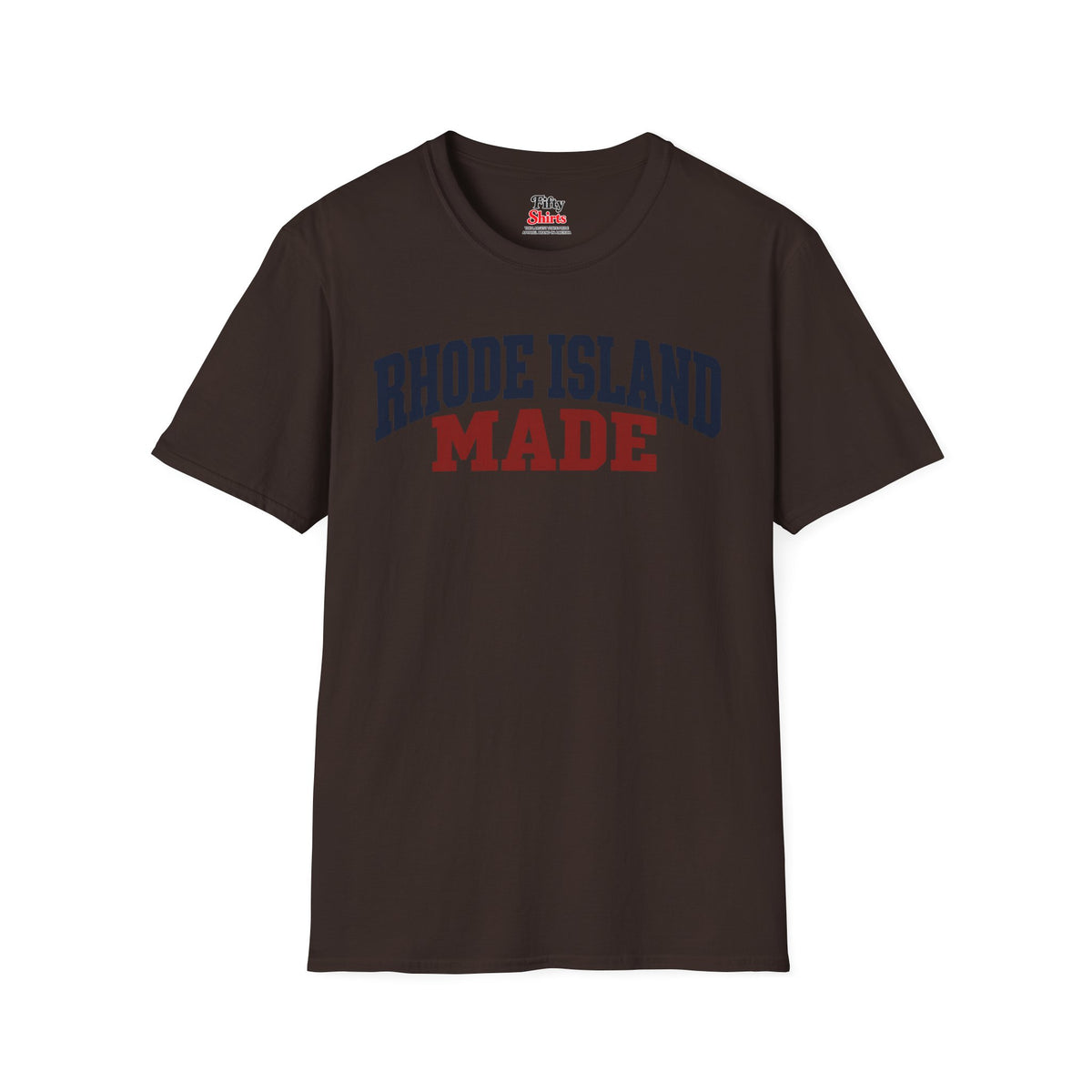 Rhode Island Made Unisex Softstyle T Shirt State Name Graphic Tee