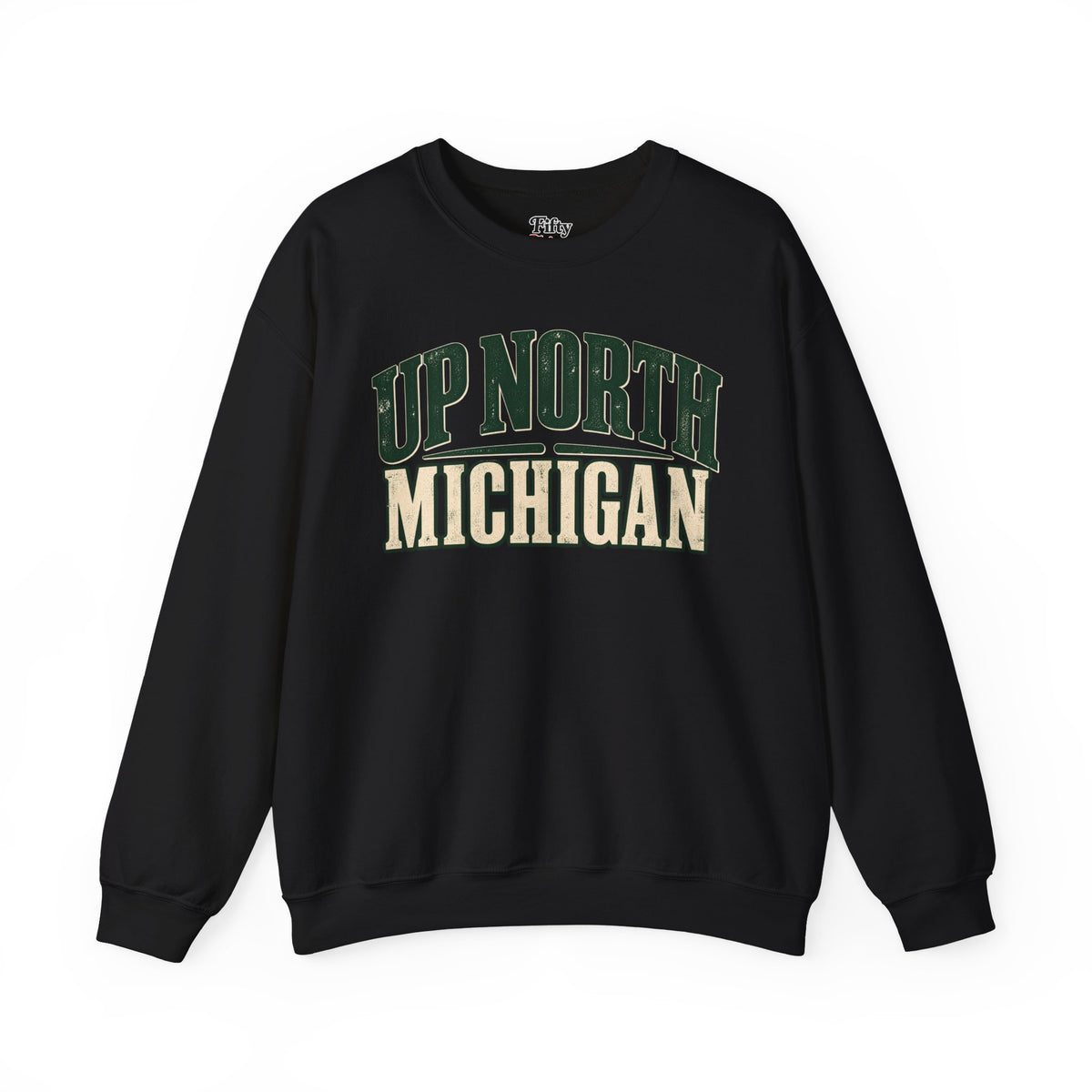 Up North Michigan Unisex Crewneck Sweatshirt State Name Graphic