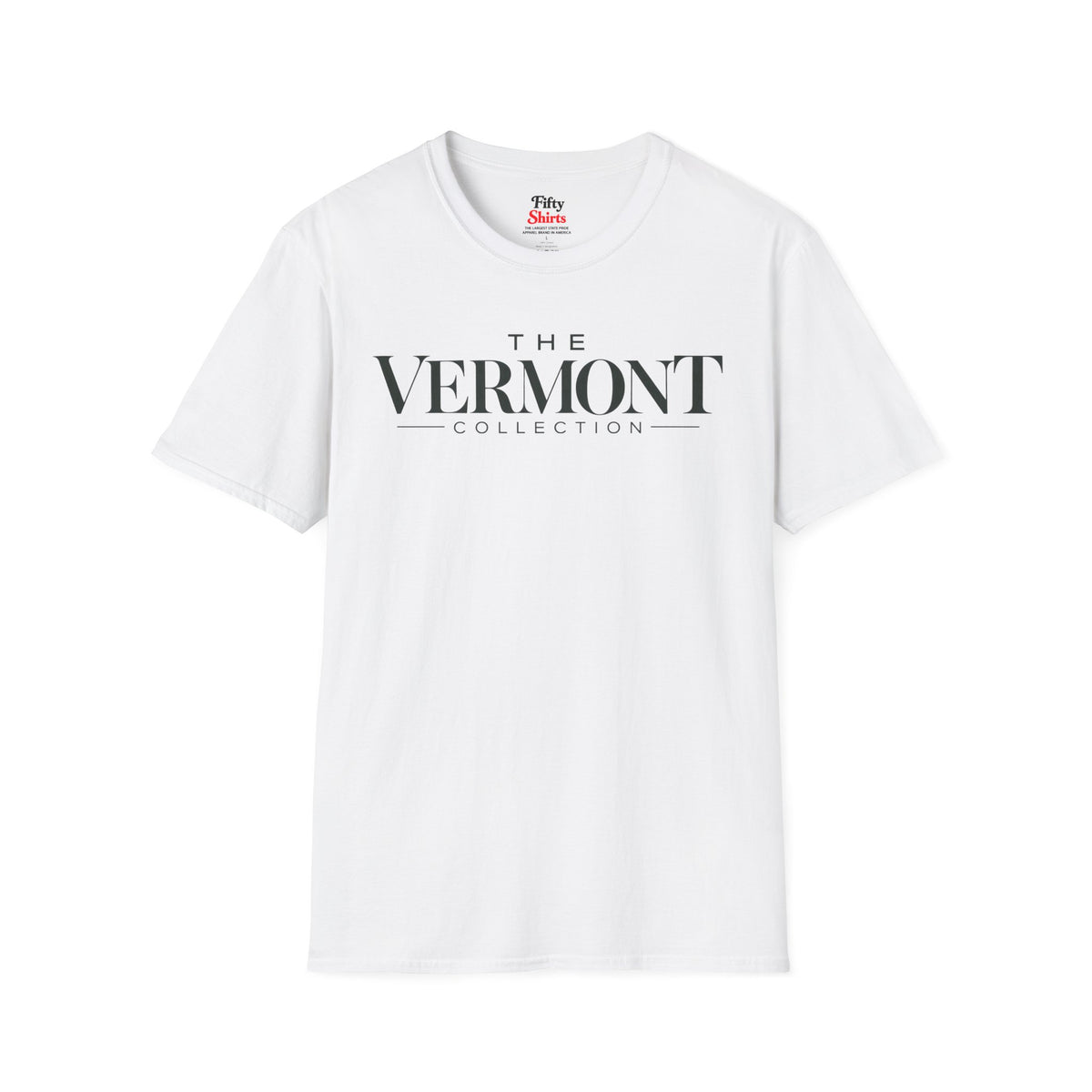 The Vermont Collection Unisex Softstyle T Shirt State Name Graphic Tee