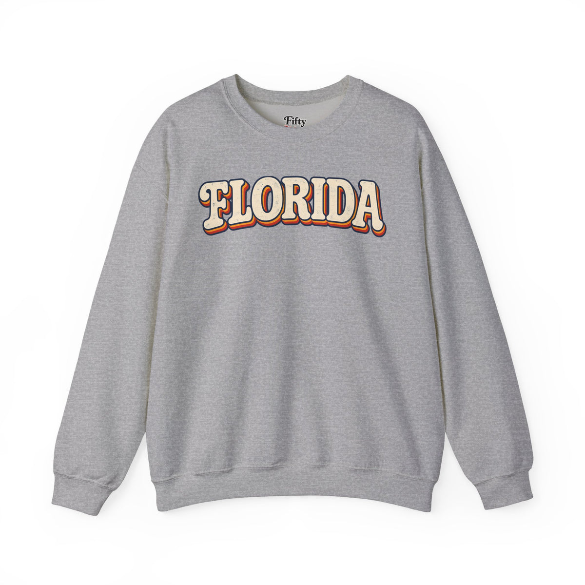 Florida Unisex Crewneck Sweatshirt State Name Graphic