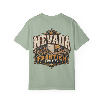 Nevada Frontier Division Unisex Comfort Color 1717 Streetwear Graphic Tee
