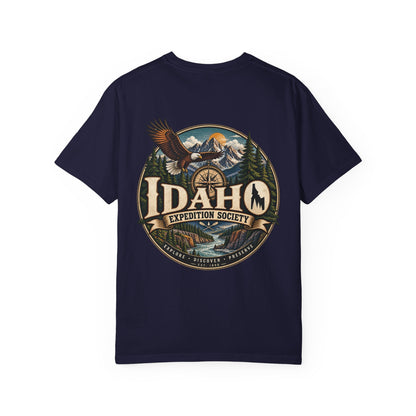 Idaho Expedition Society Unisex Comfort Color 1717 Streetwear Graphic Tee