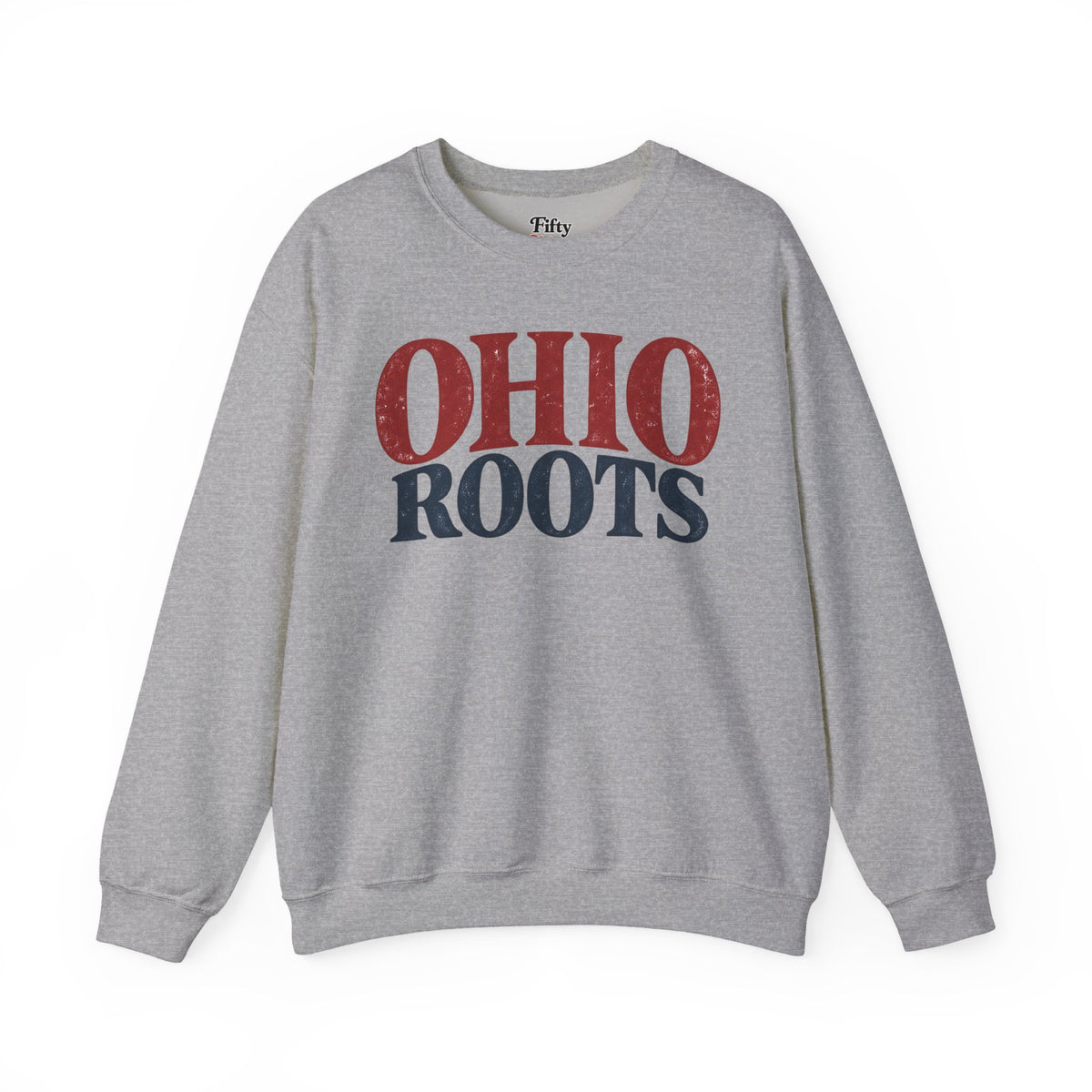 Ohio Roots Unisex Crewneck Sweatshirt State Name Graphic