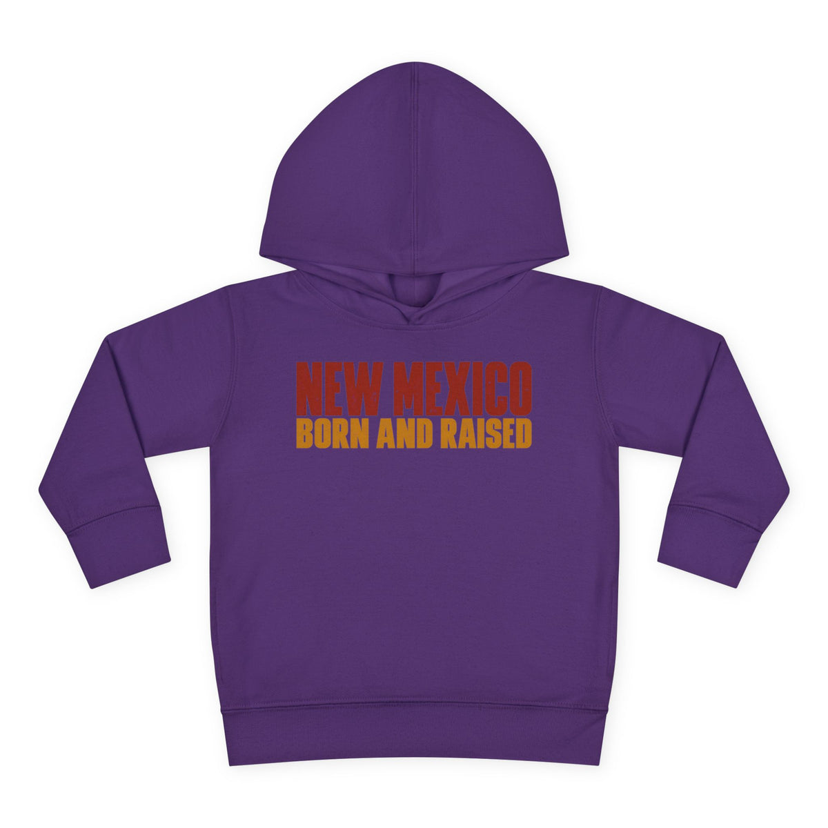 New Mexico Born and Raised Minimal Vintage Unisex Toddler Pullover Fleece Hoodie