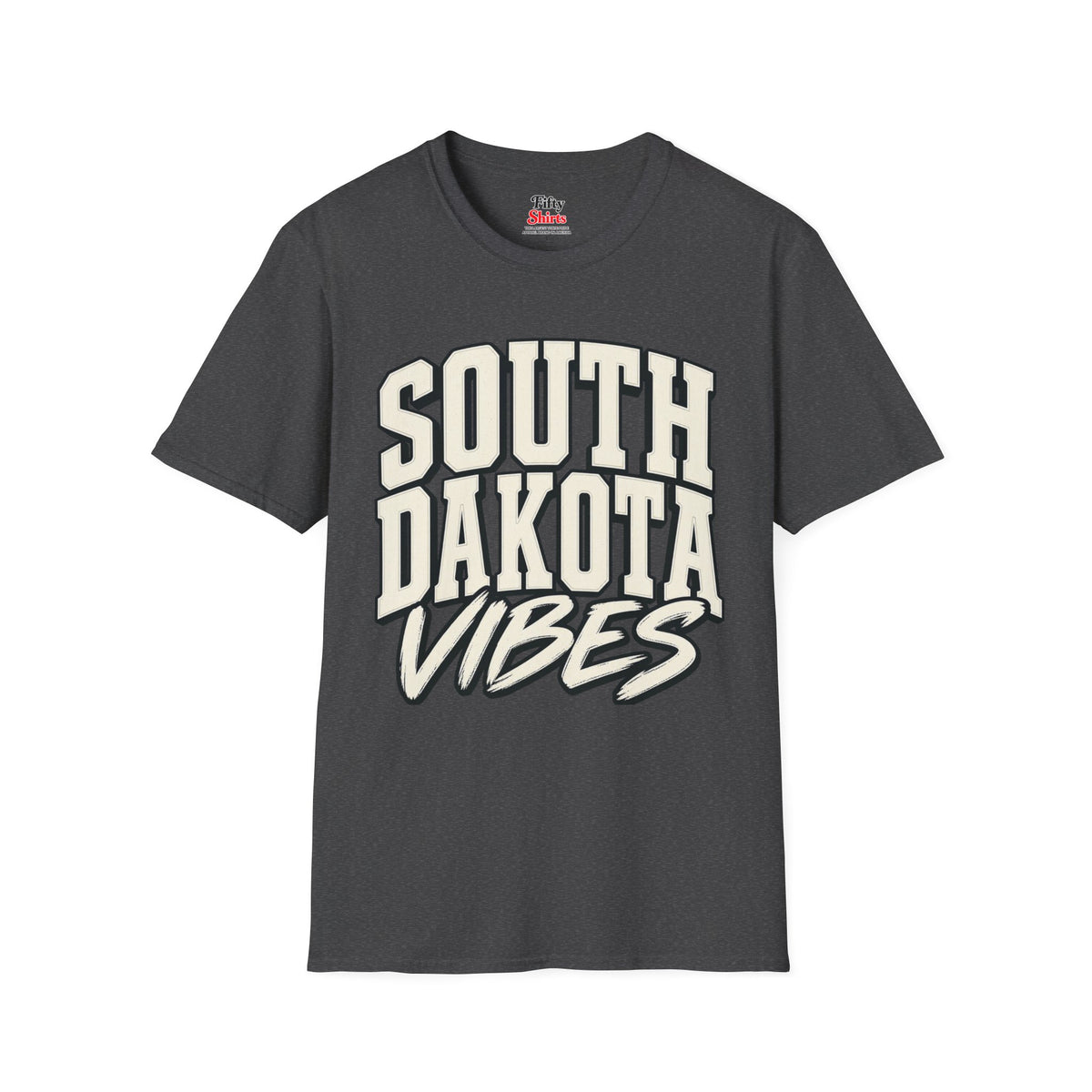 South Dakota Vibes Unisex Softstyle T Shirt State Name Graphic Tee