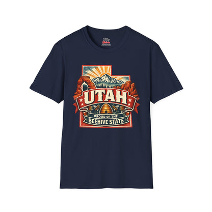 Utah State Pride Unisex Softstyle T Shirt State Pride Graphic Tee Collections FS03