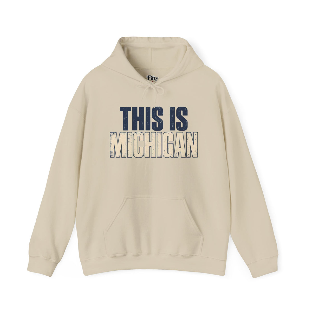 This is Michigan Unisex Hoodie State Name Graphic