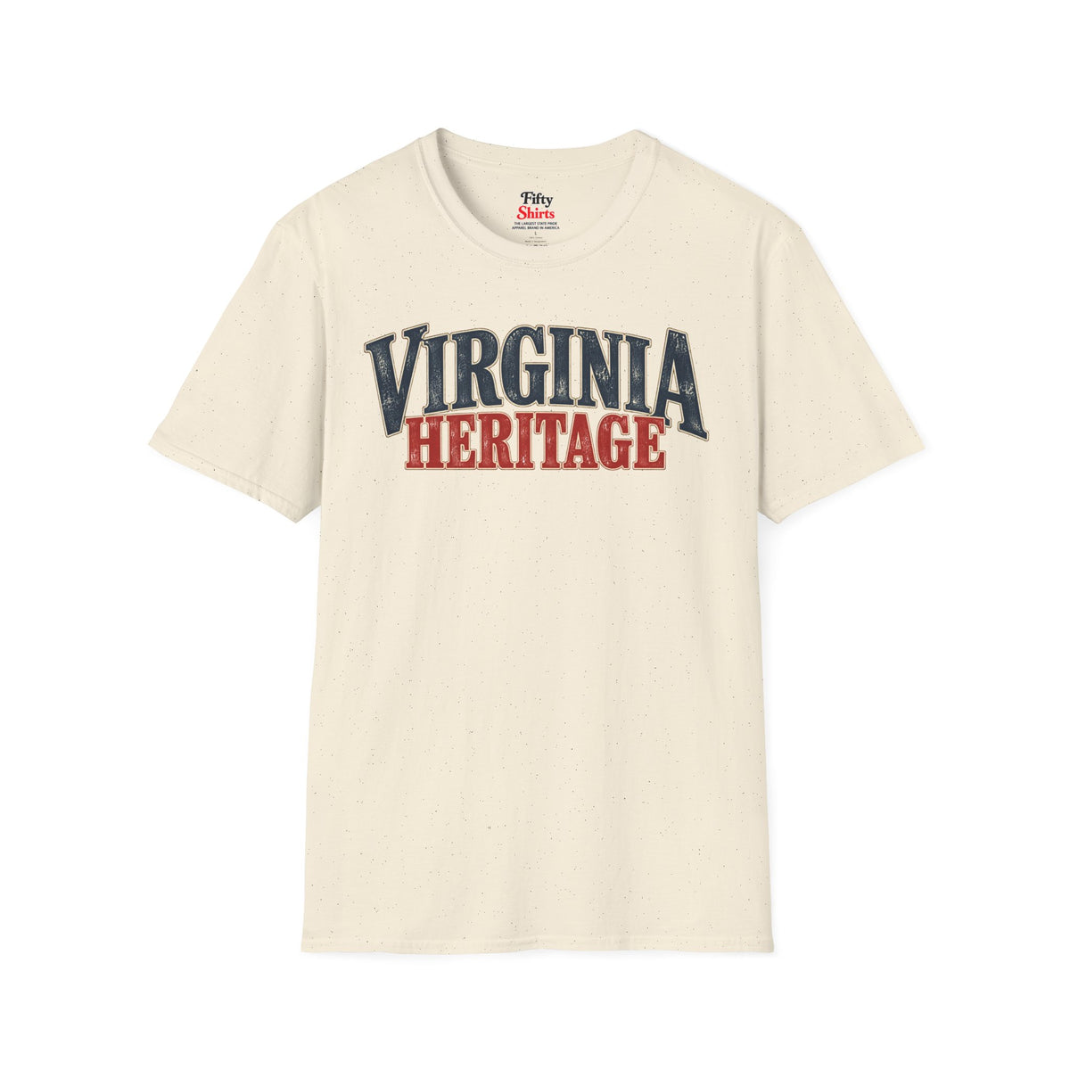 Virginia Heritage Unisex Softstyle T Shirt State Name Graphic Tee
