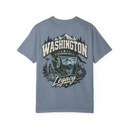 Washington State Legacy Unisex Comfort Color 1717 Streetwear Graphic Tee
