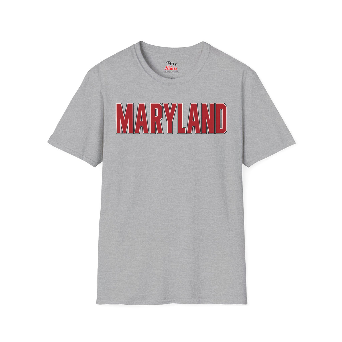 Maryland Unisex Softstyle T Shirt State Name Graphic Tee