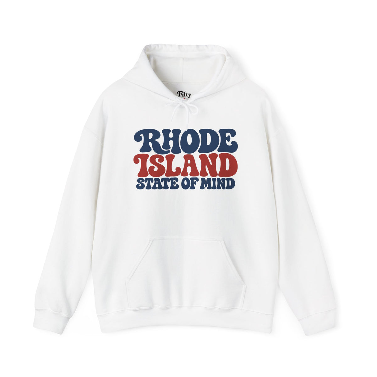 Rhode Island State of Mind Unisex Hoodie State Name Graphic