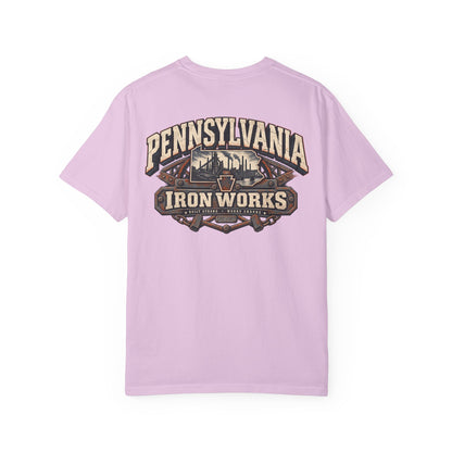 Pennsylvania Iron Works Unisex Comfort Color 1717 Streetwear Graphic Tee