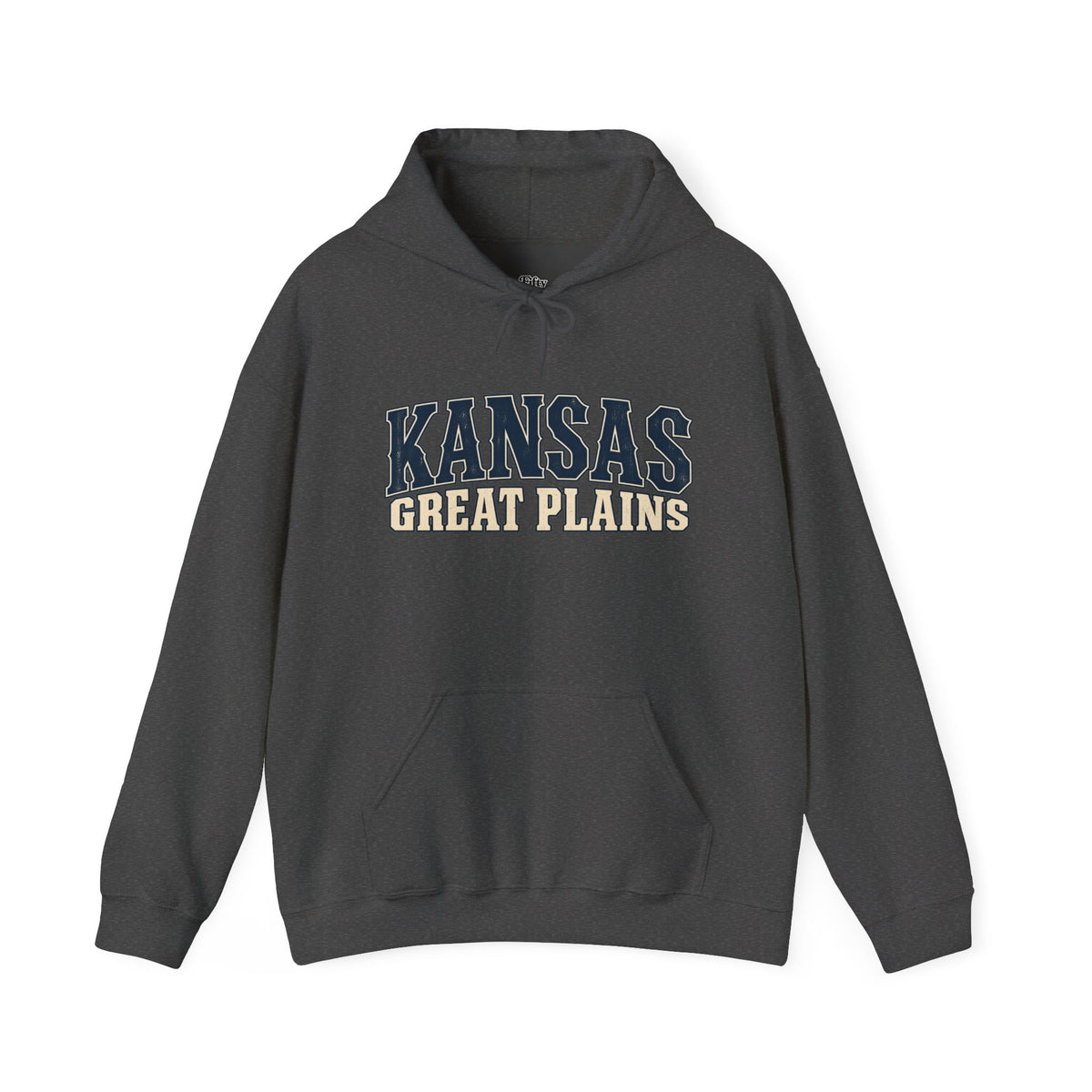 Kansas Great Plains Unisex Hoodie State Name Graphic