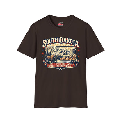 South Dakota State Pride Unisex Softstyle T Shirt State Pride Graphic Tee Collections FS03