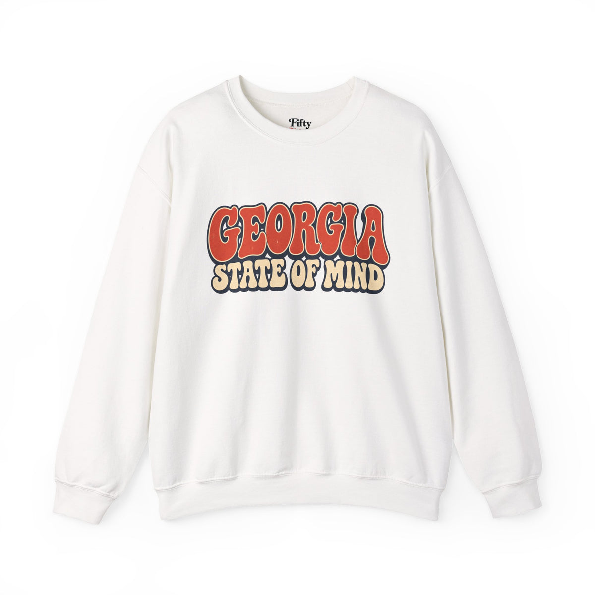 Georgia State of Mind Unisex Crewneck Sweatshirt State Name Graphic