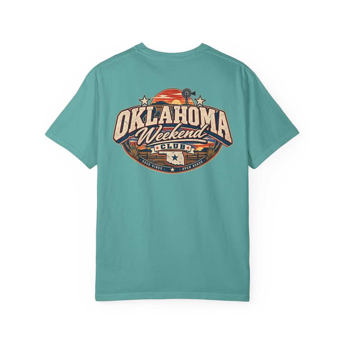 Oklahoma Weekend Club Unisex Comfort Color 1717 Streetwear Graphic Tee
