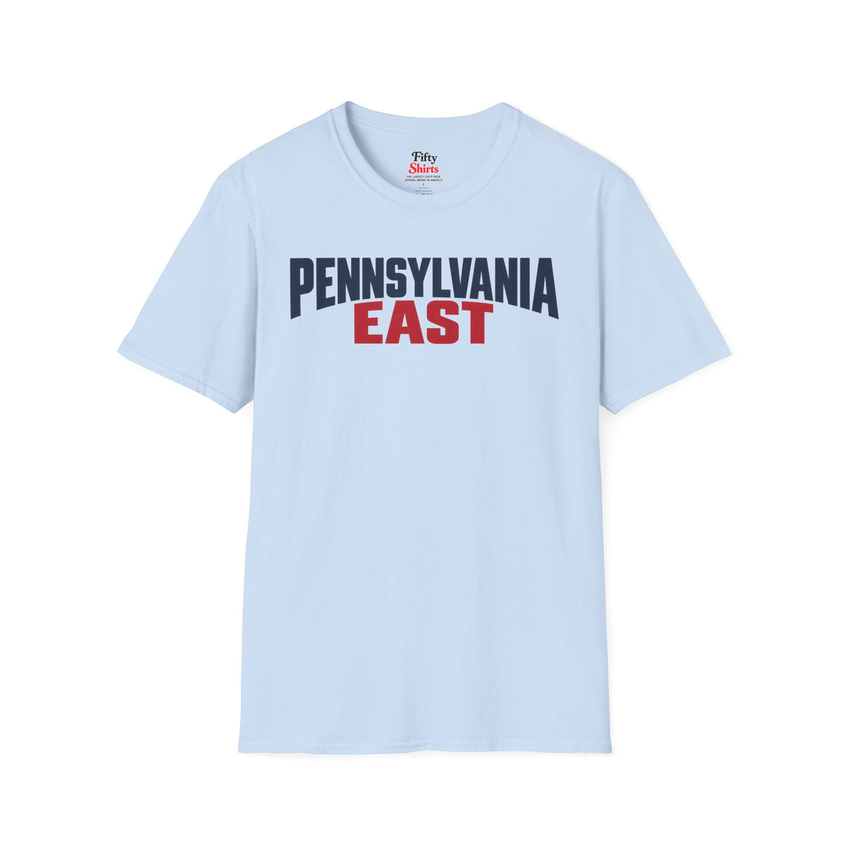 Pennsylvania East Unisex Softstyle T Shirt State Name Graphic Tee