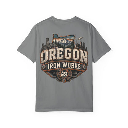 Oregon Iron Works Unisex Comfort Color 1717 Streetwear Graphic Tee