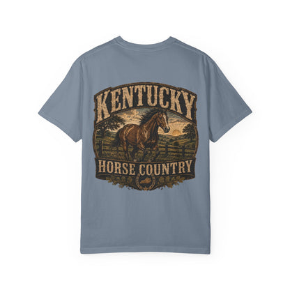 Kentucky Horse Country Unisex Comfort Color 1717 Streetwear Graphic Tee