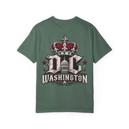 Washington DC Crown Unisex Comfort Color 1717 Streetwear Graphic Tee