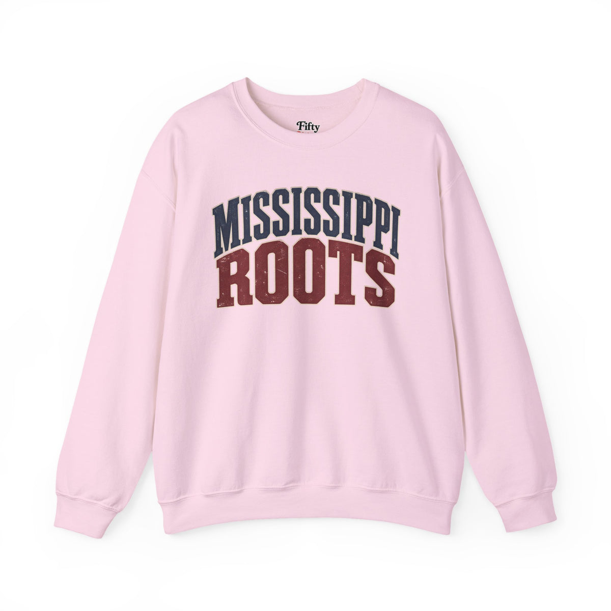 Mississippi Roots Unisex Crewneck Sweatshirt State Name Graphic